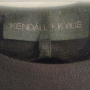 Kendall & Kylie Elegant Black Top